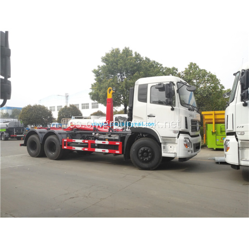 Camión de basura extraíble con elevador de gancho de carga 6x4